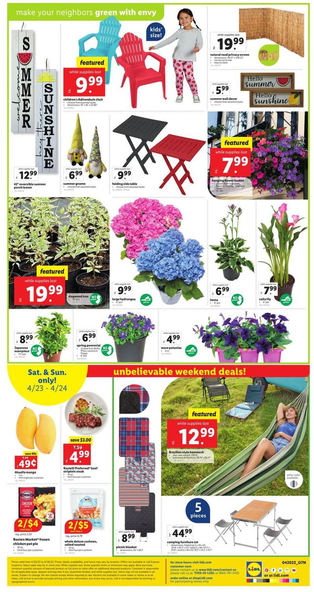 Lidl Ad from 04/20/2022