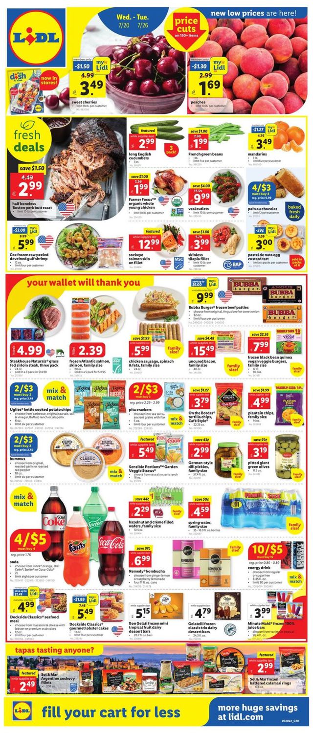 Lidl Ad from 07/20/2022
