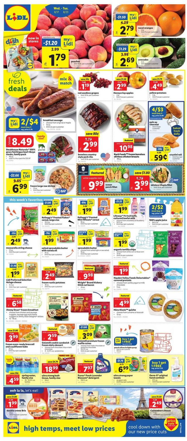 Lidl Ad from 08/17/2022