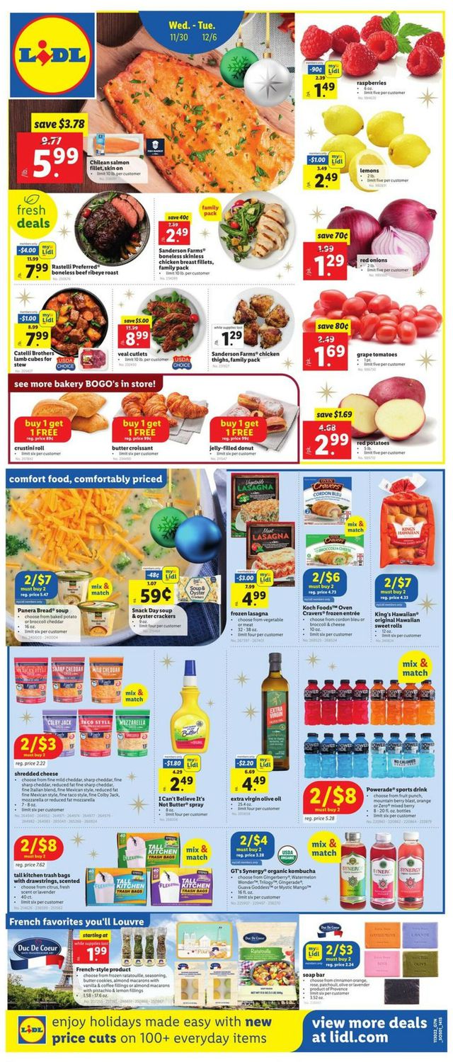 Lidl Ad from 11/30/2022