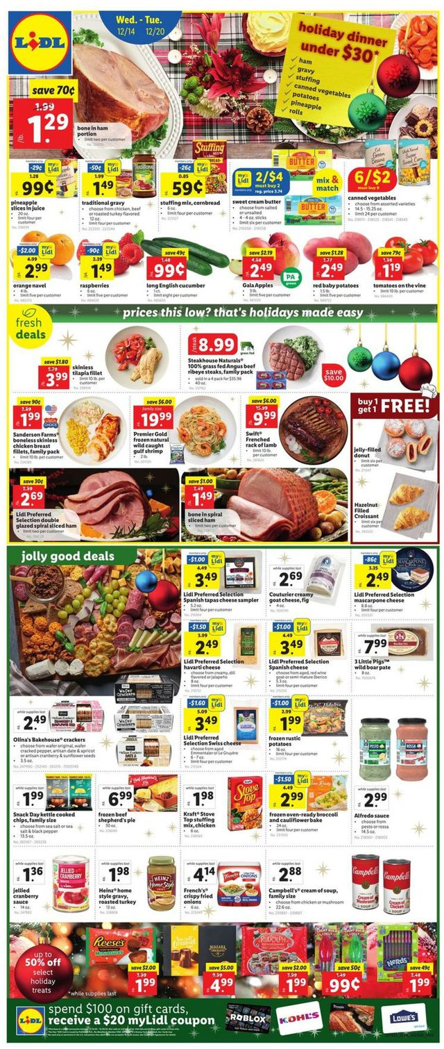 Lidl Ad from 12/14/2022