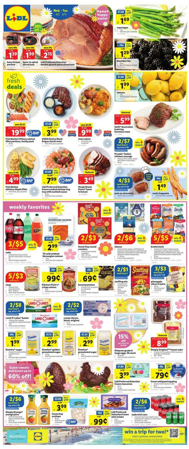 Lidl Ad from 04/05/2023
