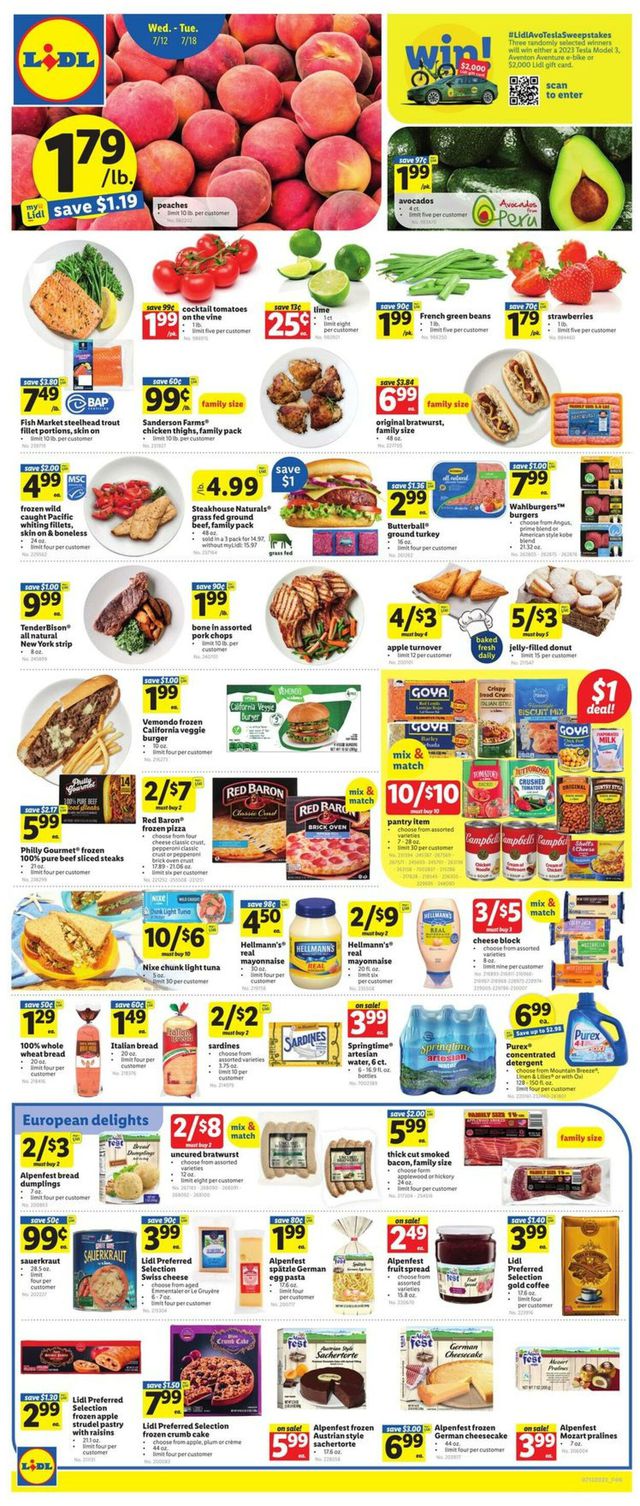 Lidl Ad from 07/12/2023