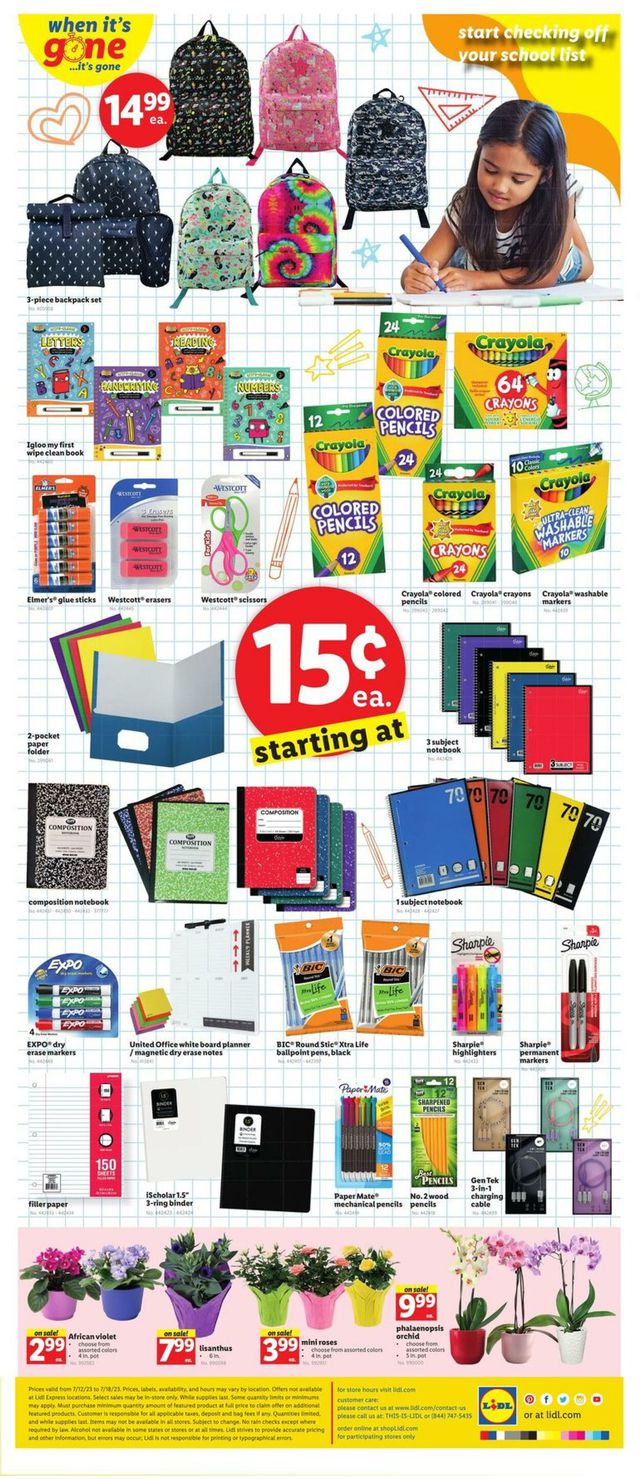 Lidl Ad from 07/19/2023