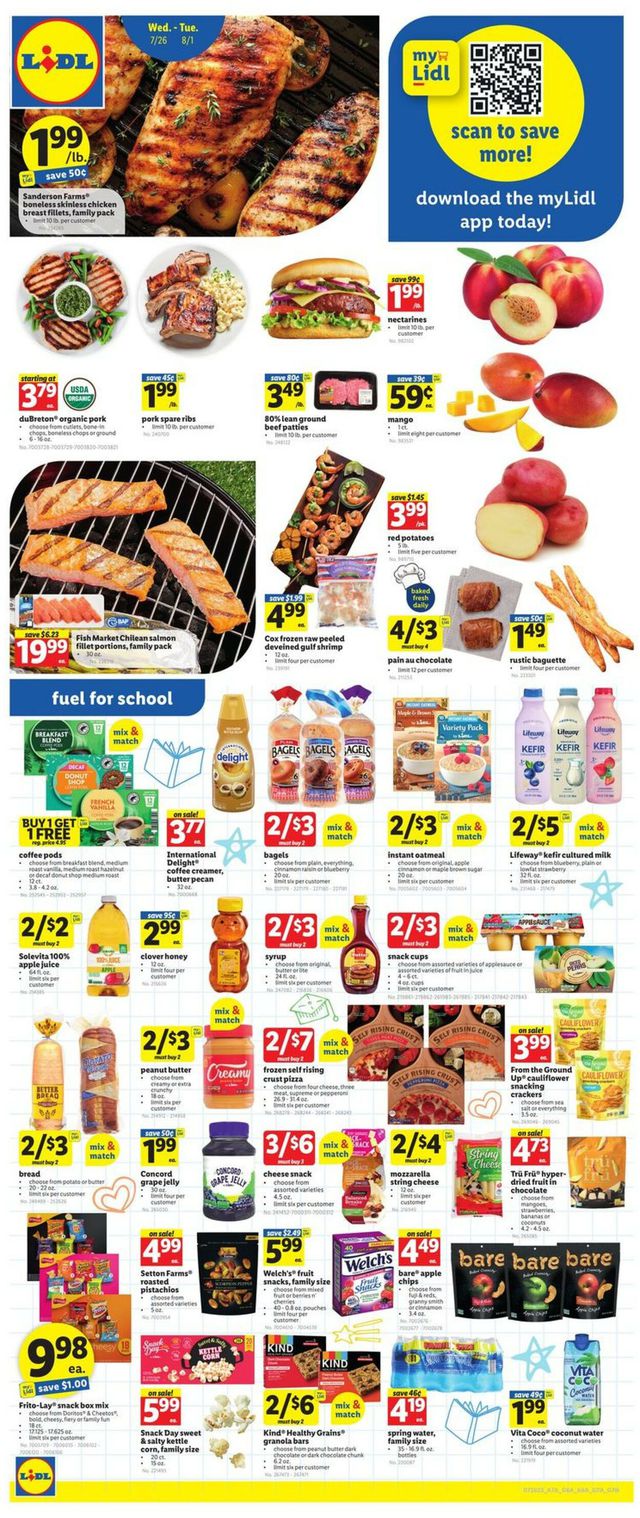 Lidl Ad from 07/26/2023