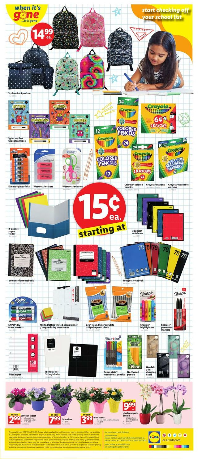 Lidl Ad from 07/26/2023