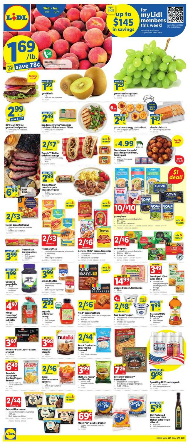 Lidl Ad from 08/16/2023