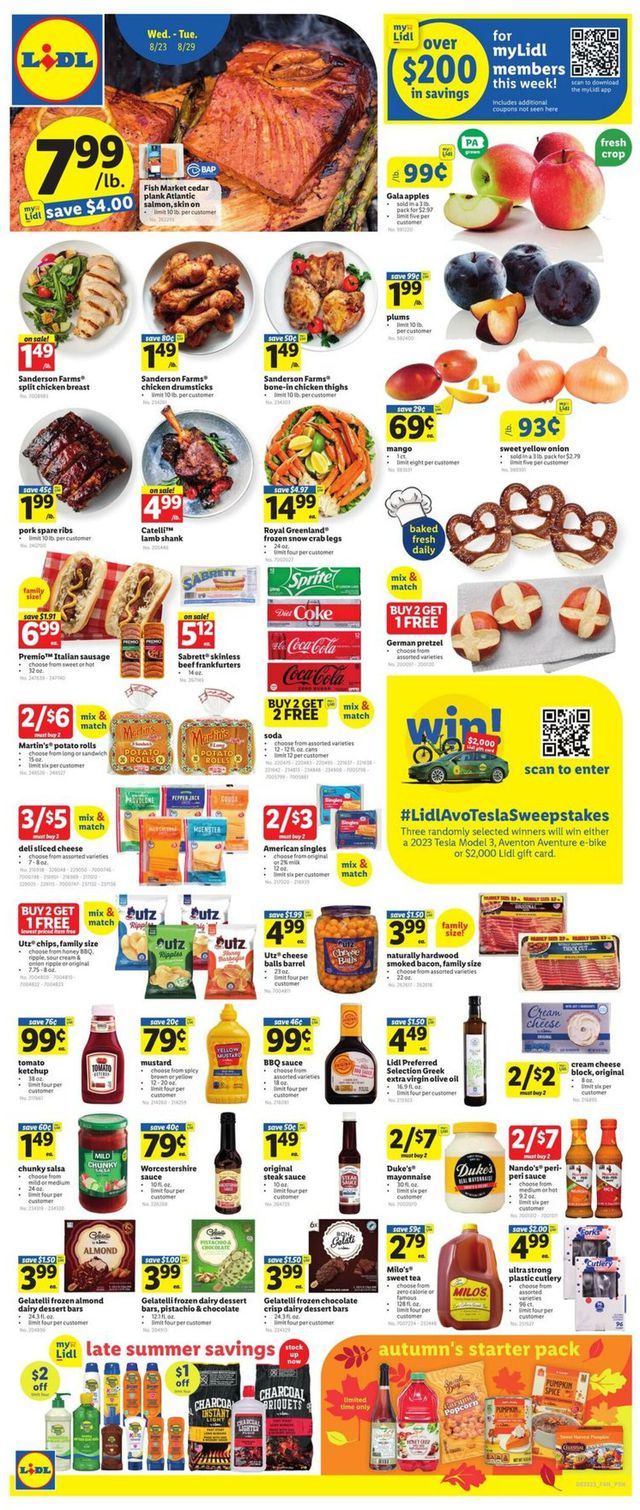 Lidl Ad from 08/23/2023