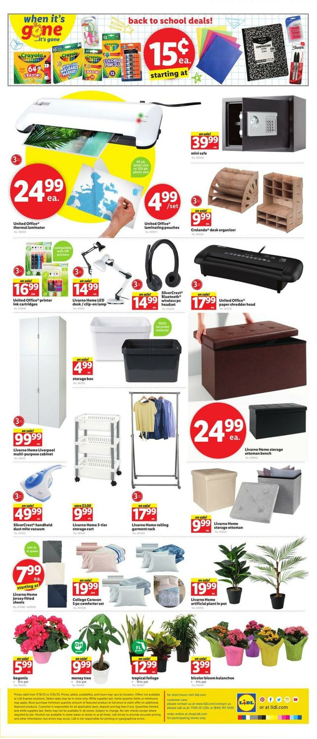 Lidl Ad from 07/19/2023