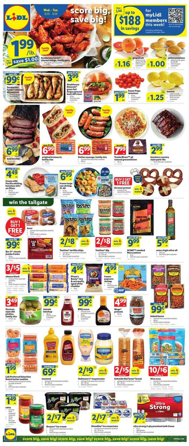 Lidl Ad from 09/20/2023