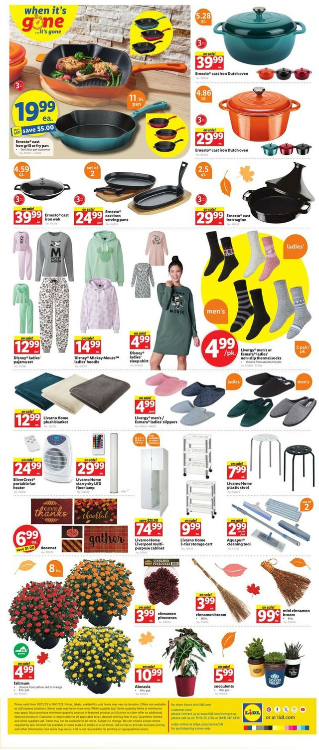 Lidl Ad from 10/11/2023
