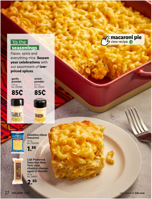 Lidl Ad from 11/29/2023