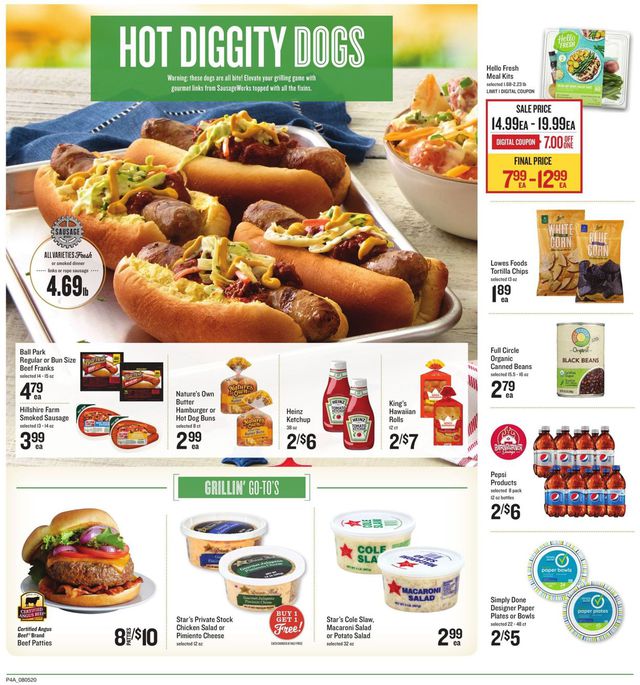 Lowes Foods Ad from 08/05/2020