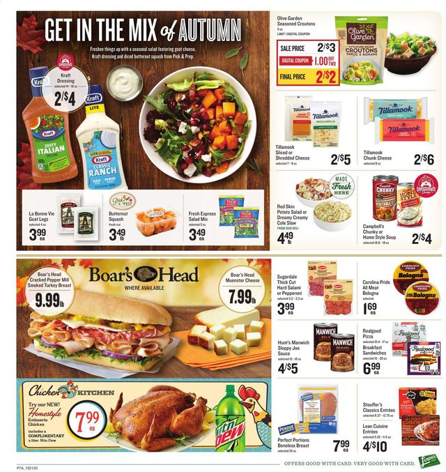Lowes Foods Ad from 10/21/2020