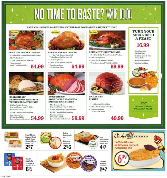 Lowes Foods Ad from 11/18/2020