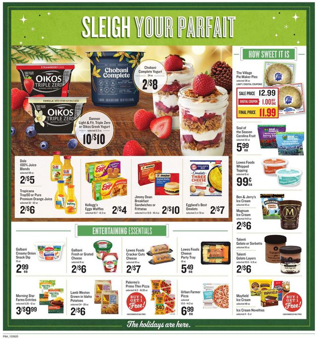 Lowes Foods Ad from 12/09/2020