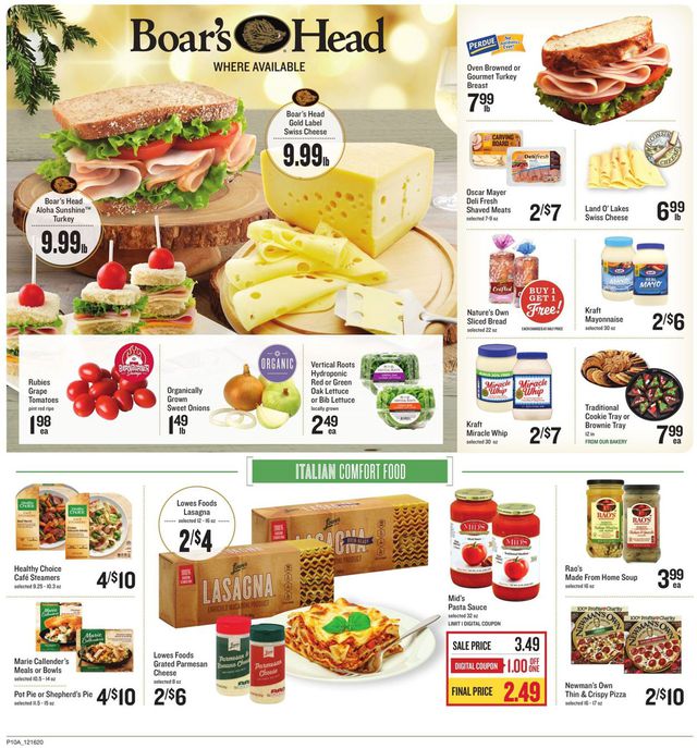 Lowes Foods Ad from 12/16/2020