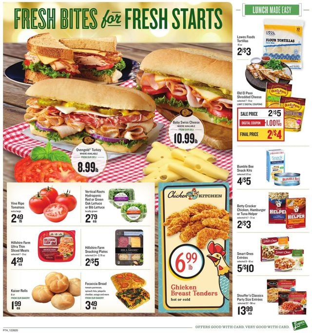 Lowes Foods Ad from 12/26/2020