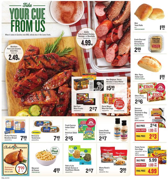 Lowes Foods Ad from 01/27/2021