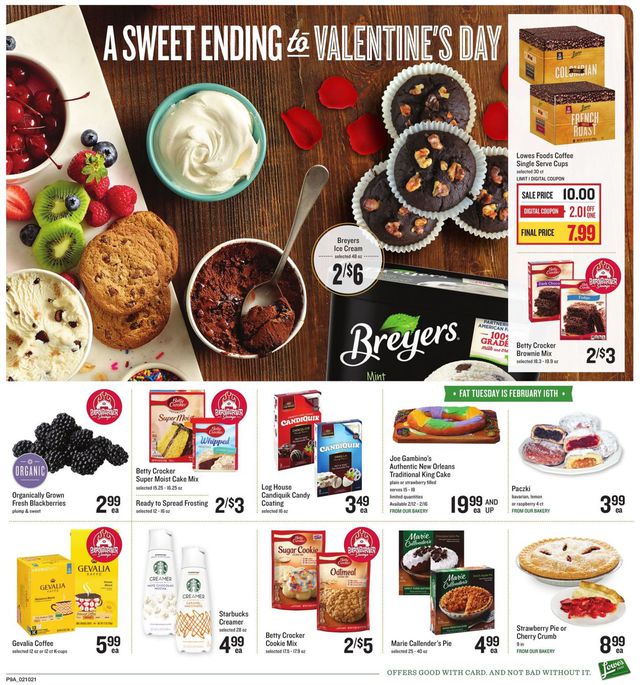 Lowes Foods Ad from 02/10/2021