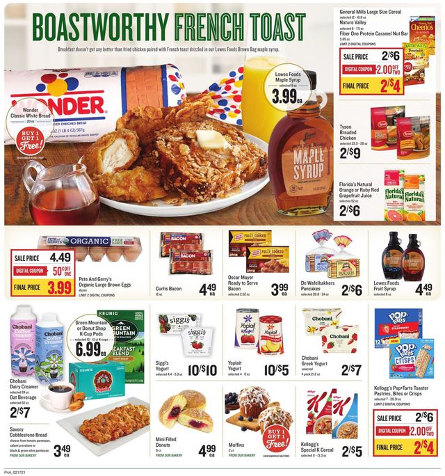 Lowes Foods Ad from 02/17/2021