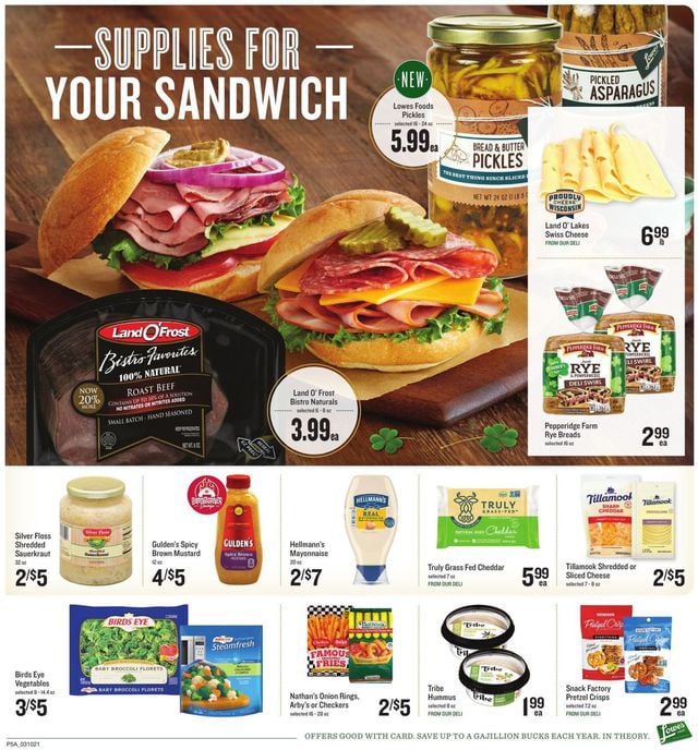 Lowes Foods Ad from 03/10/2021
