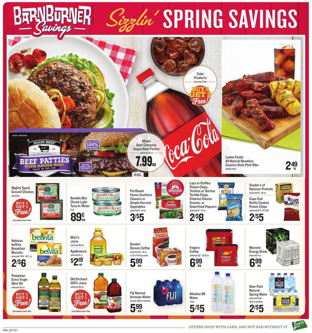 Lowes Foods Ad from 03/17/2021