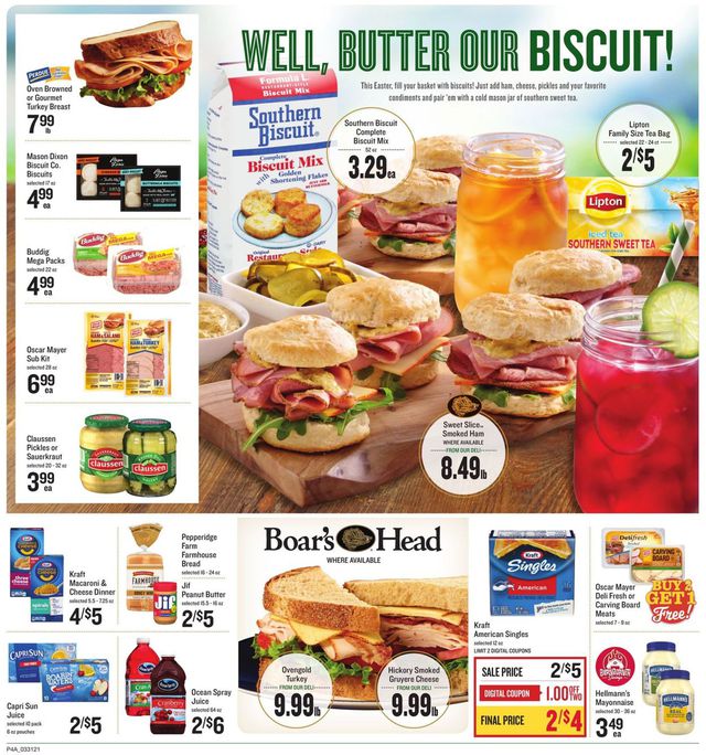 Lowes Foods Ad from 03/31/2021