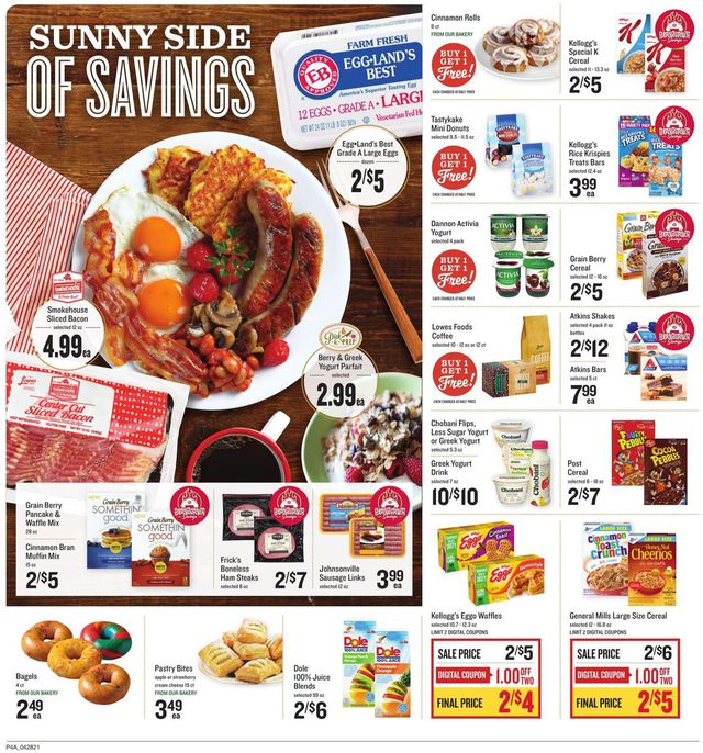 Lowes Foods Ad from 04/28/2021