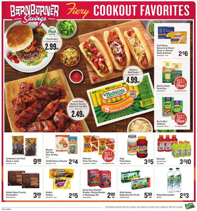 Lowes Foods Ad from 04/28/2021