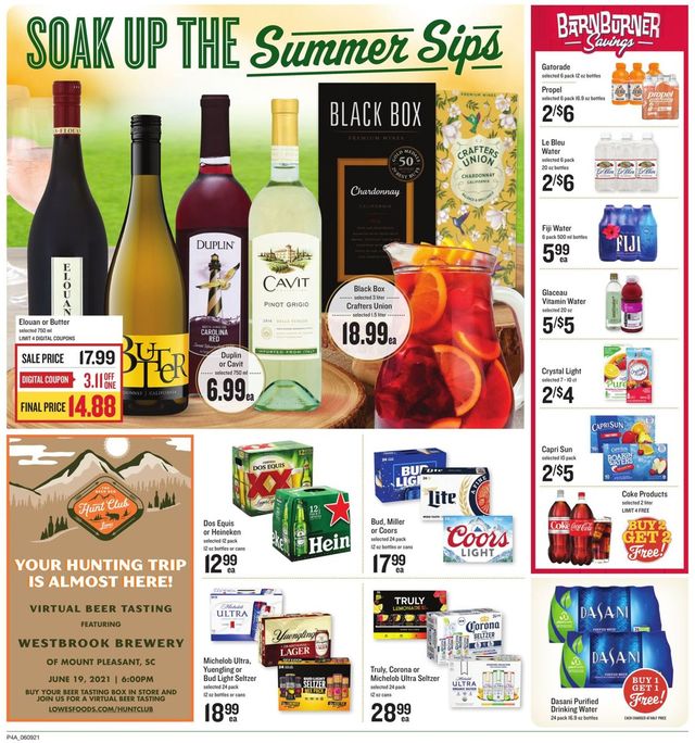 Lowes Foods Ad from 06/09/2021