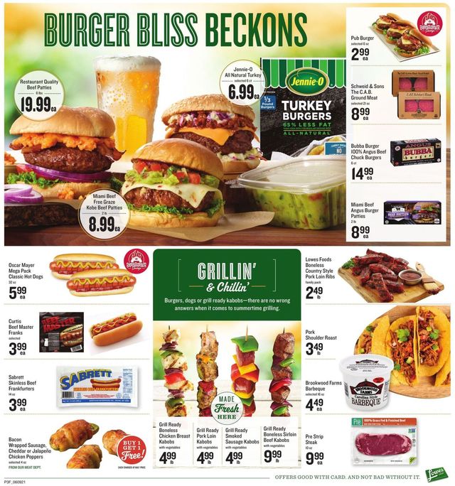 Lowes Foods Ad from 06/09/2021