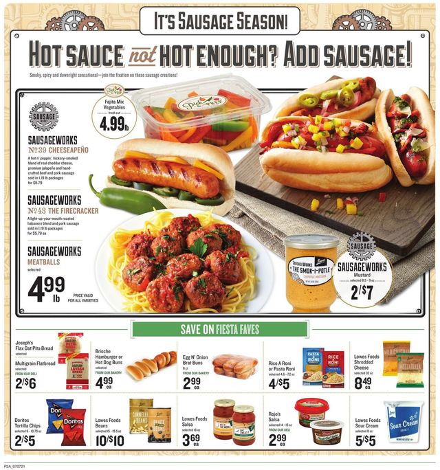Lowes Foods Ad from 07/07/2021