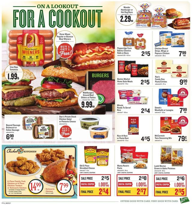 Lowes Foods Ad from 08/25/2021