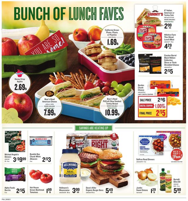 Lowes Foods Ad from 09/08/2021