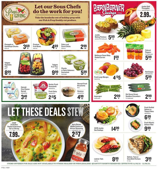 Lowes Foods Ad from 11/03/2021