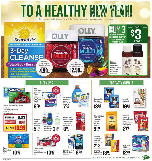 Lowes Foods Ad from 12/29/2021
