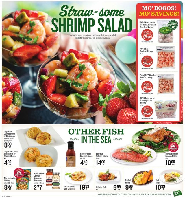 Lowes Foods Ad from 04/13/2022