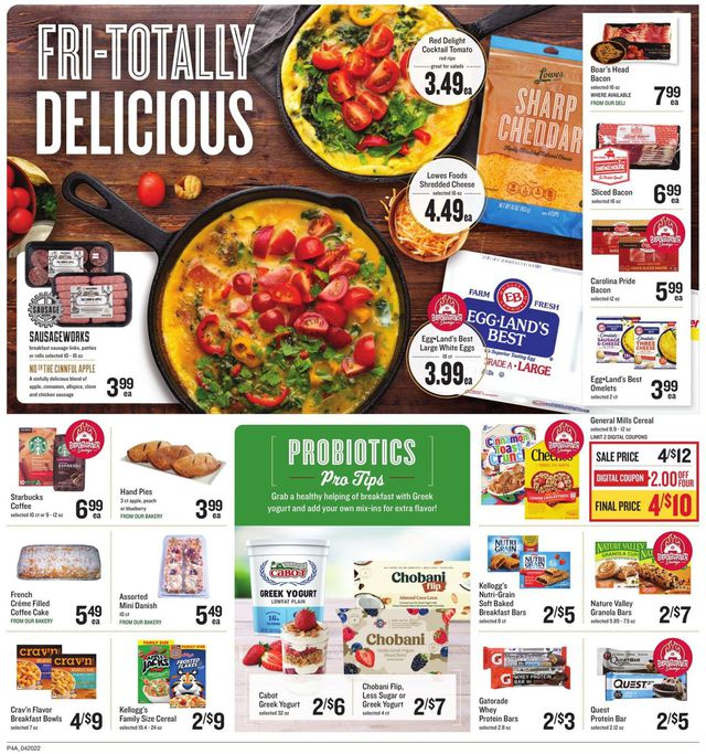 Lowes Foods Ad from 04/20/2022
