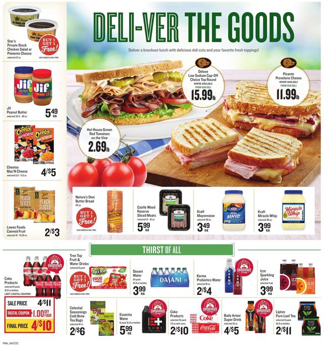 Lowes Foods Ad from 04/27/2022