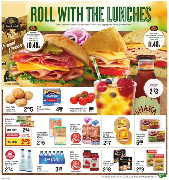 Lowes Foods Ad from 05/11/2022