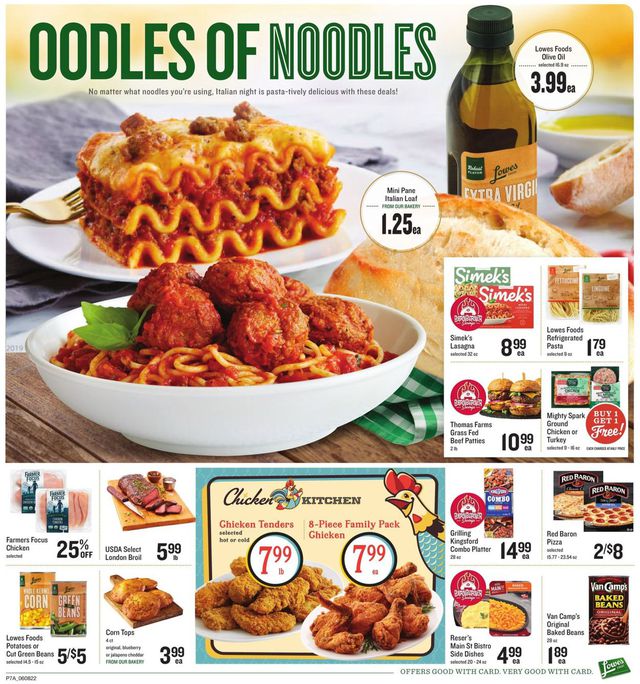 Lowes Foods Ad from 06/08/2022