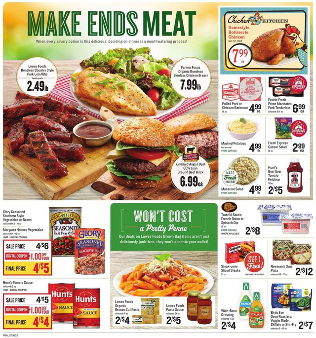 Lowes Foods Ad from 07/06/2022