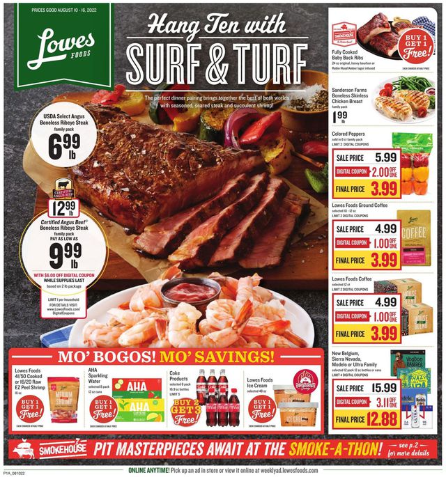 Lowes Foods Ad from 08/10/2022
