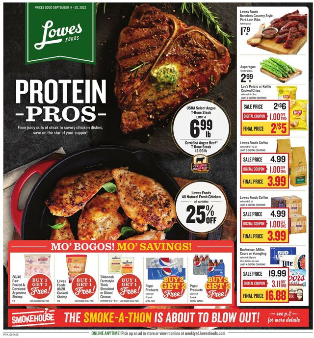 Lowes Foods Ad from 09/14/2022