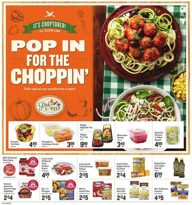 Lowes Foods Ad from 09/28/2022