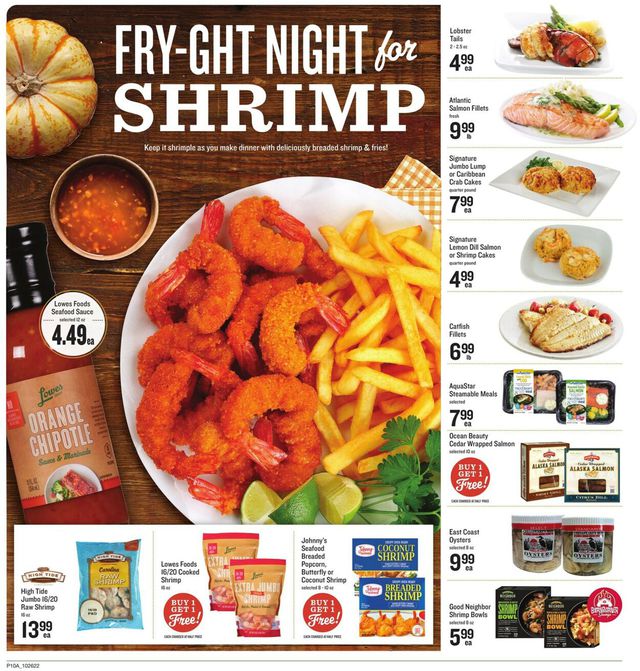 Lowes Foods Ad from 10/26/2022