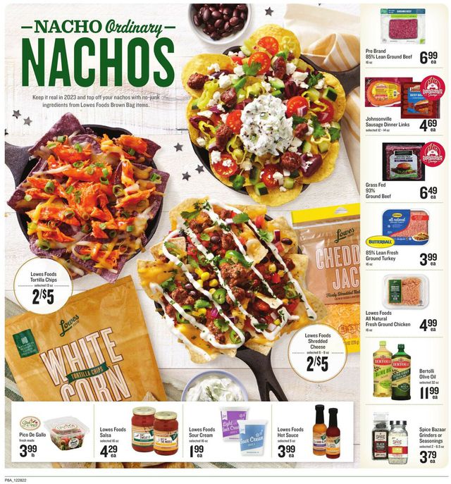 Lowes Foods Ad from 12/28/2022