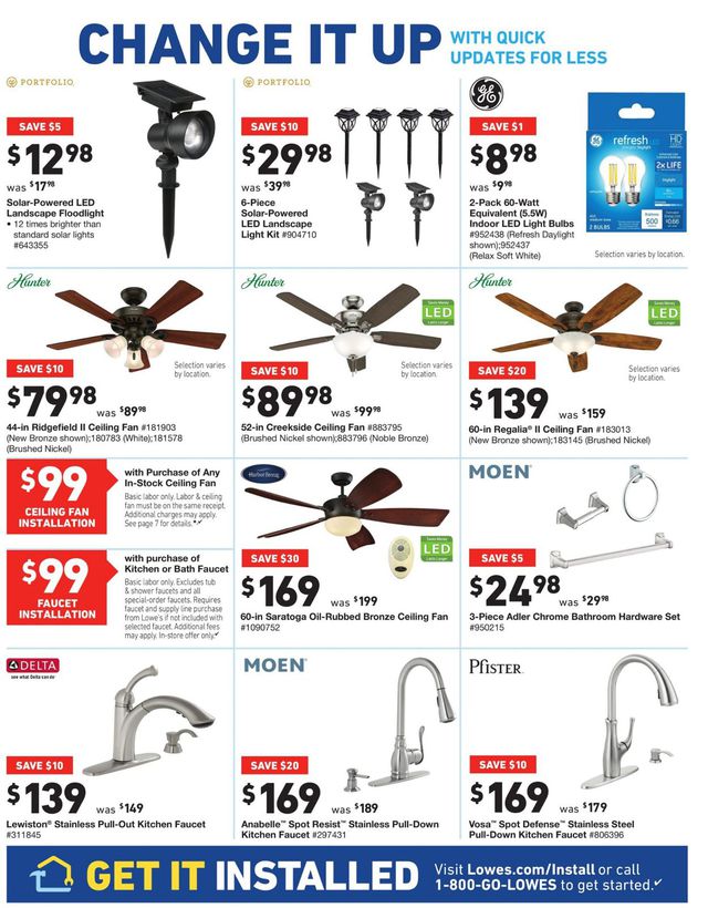 Lowe's Ad from 05/30/2019