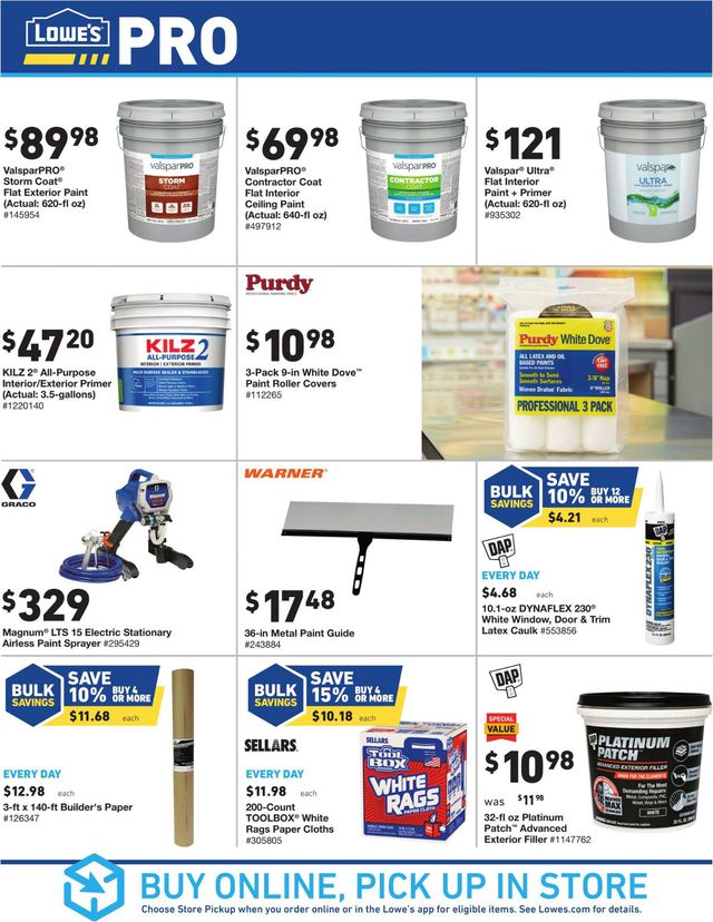 Lowe's Ad from 08/15/2019